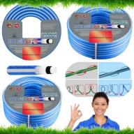 WĄŻ OGRODOWY 1/2 ROZCIĄGLIWY ELASTYCZNY NIE SKRĘCAJĄCY SIĘ 50M NIEBIESKI