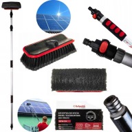 SZCZOTKA DO MYCIA PANELI FOTOWOLTAICZNYCH DACHÓW AUT TELESKOPOWA DŁUGA 4,9M