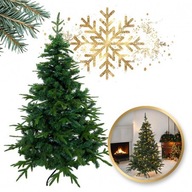 DUŻA CHOINKA SZTUCZNA ŚWIERK 150 cm – GĘSTA, PE + PVC