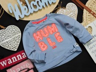 Tumble N Dry - markowa bluza napis neon r 80