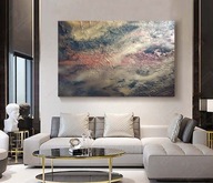 Mega abstrakcja 100 x70 obraz malowany ręcznie duży Anpi /75PatrykMit