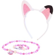 KOCI DOMEK GABI Opaska do Włosów USZY +Bransoletka +Naszyjnik +Pierścionek