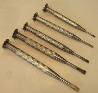 WKRĘTAKI ZEGARMISTRZOWSKIE PRECYZYJNE ZESTAW 5 ŚRUBOKRENTÓW PRECYZYJNYCH