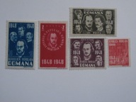 Rumunia - 100 lecie rewolucji 1848 - Mi. 1132- 36 **
