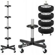 YATO MOBILNY STOJAK NA KOŁA WIESZAK NA OPONY FELGI