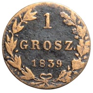 Królestwo Polskie 1 grosz 1839 r.