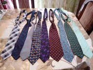 ZESTAW MĘSKICH KRAWATÓW 9 SZTUK