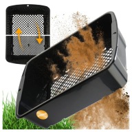 SITO SITKO OGRODOWE REGULOWANE DO PRZESIEWANIA ZIEMI KOMPOSTU KAMIENI 39 CM