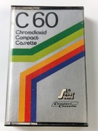 SILVER SOUND C60 CHROMDIOXID KASETA MAGNETOFONOWA