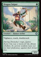 Karta Magic: The Gathering Dragon Sniper TDM