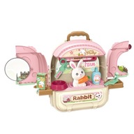 Królik w plecaku 3w1 Woopie – farma, domek i ogródek dla dzieci