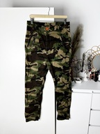 Męskie spodnie moro khaki Fuel’d M zwężane slim 100% bawełna