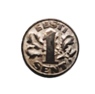 Estońska moneta o nominale 1 marki z 1922 roku.