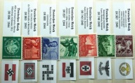 ZESTAW ZNACZKOW STARE NIEMCY RZESZA HITLER czyste 17