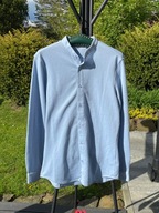 1 Koszula Bluage jasnoniebieska stójka super slim M