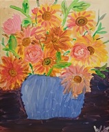 WOŚP - Malujemy dobro - obraz „Słoneczniki”