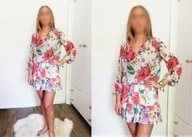 SUKIENKA MINI BOHO W KWIATY O.N.E r.S/M 36/38