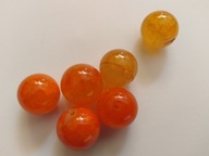 H2- AGAT POMARAŃCZOWO-ŻÓŁTY - kula - 12mm - 10 sztuk