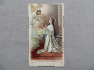 PAN JEZUS Z KRZYŻEM BŁOGOSŁAWIONA BRONISŁAWA ŚWIĘTY OBRAZEK 1907 przedw.-47