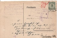 OPOLE--postkarte stempel CHOLEWA -obieg 1924 rok - BYTOM