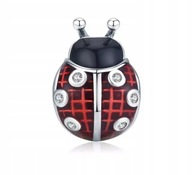 Zawieszka Charms Biedronka Prezent 925 Celebrytka Damska