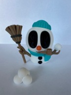 Bałwan na nartach figurka zabawka święta dekoracje Boże Narodzenie