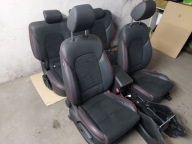 Komplet foteli Hyundai Tucson III N-Line 15-20 Lift pół skóra grzane kanapa