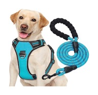 Haapaw szelki uprząż dla psa M regulowana bez ciągnięcia odblaskowa
