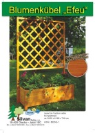 Donica z trejażem, pergola 105x160x40