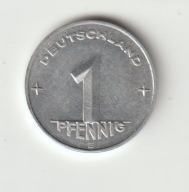NRD 1 pfennig 1953 E piekny stan