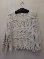 GOLDEN SPIDERWEB SWETER casual BAWEŁNIANY SWETR