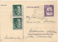 GENERALNE GUBERNATORSTWO -ZAKOPANE -postkarte -obieg 1942 rok stempel nr 23