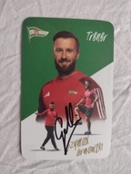 Karta klubowa Lechia Gdańsk autograf sezon 2023/24 Szymon Grabowski Trener