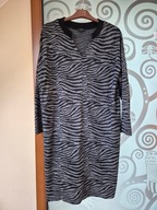 SOLAR CZARNA-SZARA SUKIENKA PANTERKA rozm. 42