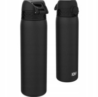 STALOWY CZARNY BIDON LEKKI METAL NIERDZEWNY SOLIDNY ION8 0,6 L