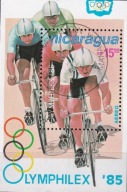Nikaragua 1985 kasowane cena 2,20 zł kat.1€ - sport, kolarstwo