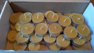 PODGRZEWACZE TEALIGHT Z WOSKU PSZCZELEGO 60sztuk