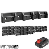 Uchwyt potrójny na akumulator YATO 18V LI-ION z blokadą