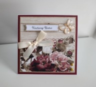 Kartka ręcznie robiona na Dzień Babci