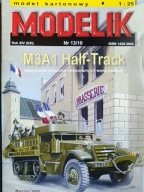 Modelik 13/10 transporter opancerzony M3A1 Half-Track
