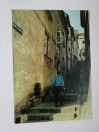 WARSZAWA - ulica Kamienne Schodki - pocztówka z 1969