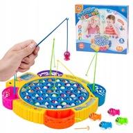 GRA ŁOWIENIE RYBEK ZRĘCZNOŚCIOWA RODZINNA 45 RYBEK WĘDKI WĘDKOWANIE DŹWIĘK