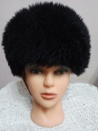 BENUINE TUSCAN LAMB SKIN FUR ITALY czapka futrzana nat . futro 54/56