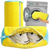 Worek Siatka do Prania Butów Torba Ochronna z Mikrofibrą do Pralki Solidna