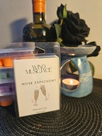 Wosk zapachowy do kominka, wino musujące- handmade