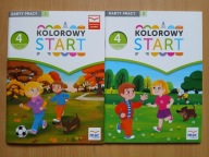 Kolorowy Start Czterolatek Karty pracy Część 1,2