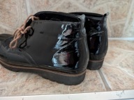 Buty Damskie 39 Botki REMONTE D0E71 Schwarz