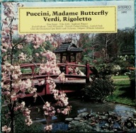 Puccini Madame Butterfly Verdi Rigoletto DeutscherSchallplattenclub1976 2LP