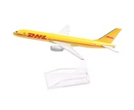 Metalowy model samolotu DHL 1:400 – kolekcjonerski samolot na stojaku