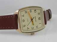 Mechaniczny naręczny złocony zegarek . POLJOT . 17 kam. Rosja